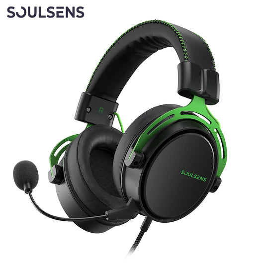 Soulsens Air SE 7.1 Gaming Headphones: with 7.1 Surround Sound Wired, Noise Cancelling Mic