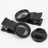 37MM CPL Filter Circular Camera Accessories With Clip Portable Professional Polarizer Wide Angle Mobile Phone Lens Universal