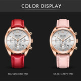 MEGIR Fashion Women's Luxury Quartz Watch: Elegant, Casual, and Business-Ready Wristwear for Ladies