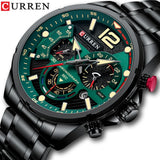 CURREN Men's Luxury Watch: Slim, Casual, Waterproof, Luminous, Quartz Sports Watch with Date - Relogio Masculino