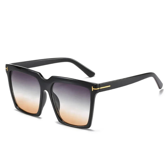 Gradient Tinted Lenses Square Sunglasses for Women