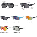 Unisex Trendy Outdoor Cycling Sunglasses, Fashionable Sun Shades for Hiking, Stylish Anti-wind Riding Eyewear