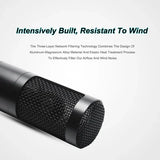 Professional Condenser Microphone with XLR Connection, Ideal for PC Computers, Recording, Chatting, and Studio Use, Comes with Stand for Convenience