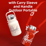 Outdoor Portable Thermal Bottles – Large Capacity Stainless Steel Insulated Thermos with Carry Strap | Leak-Proof Design