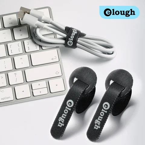 Elough Cable Organizer: Wire Winder Clip for Earphones and Mice, Holder for Cord Protection, Cable Management Solution for iPhone and USB Cable Protection