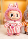Labubu Idol Doll Spring Outing Outfit – 17cm Mini Plush Shirt & Camera Suit Accessories for Kindergarten Style