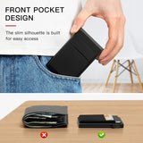 RFID Metal Credit Card Holder: Slim, Pop-Up Design for Men and Women