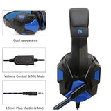 Wired Gaming Headphones with Microphone for PS4 and Xbox 360, Featuring Professional Noise Reduction, Foldable Design