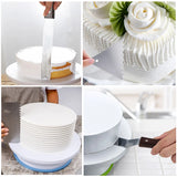 Heavy-Duty Aluminum Cake Decorating Turntable, Revolving Stand for Baking, Display, and Accessories