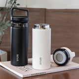 420ml Fashion Stainless Steel Vacuum Flask with Filter – Portable Coffee & Tea Car Thermos with Handle