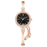 Fashion Women's Watch with Simple Bracelet, Diamond Small Dial - Luxury Brand Quartz Watch for Stylish Schoolgirls