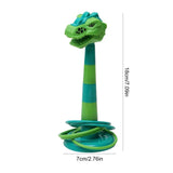 Dinosaur Ring Toss Game – Educational Outdoor Toy for Kids | Detachable Throwing Game for Portable Outside Playset