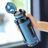 UZSPACE Gym Water Bottles: Leak-proof and Drop-proof, Portable Shaker Design for Outdoor Travel, Made of BPA-Free Plastic