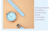 Women's Wristwatch Fashion Student Watch - High-Quality Quartz Watch with PU Strap, Ideal Gift for Ladies