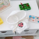 Hooded Jumpsuit Poncho Outfit for 17cm Labubu – Cute Mini Plush Doll Clothes & Accessories for Fans and Dress-Up Gifts