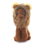 Funny Lion Wig Costume for Cats and Dogs: Perfect for Halloween Cosplay Dress-Up, Cute Pet Hat for Small Dogs and Kittens