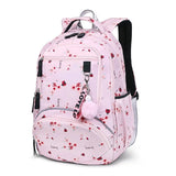 Adorable Kids' Waterproof Backpack: Girls' School Bag with Cute Balloon Print, Includes Laptop Compartment - Children's Schoolbag