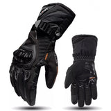 Windproof Waterproof Motorcycle Gloves for Men - Ideal for Motorbike Riding, Touch Screen Compatible