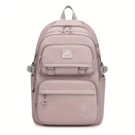 Waterproof Nylon Student Backpack: Spacious, Fashionable, and Ideal for College/Travel