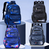 Waterproof Nylon  Backpack for Boys: Large Capacity Book Bag Perfect for Kids