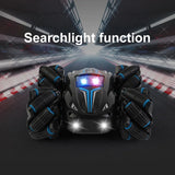 Remote Control Stunt Car with Double-Sided Design, Lights and Music, Capable of Lateral Drift and High-Speed Climbing, Fun Toy Car