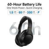 H2 H2pro Bluetooth 5.3 Wireless Earphones - BASS HIFI Stereo Headset, 78ms Low Latency for Music & Gaming, 60H Battery Life