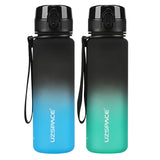 UZSPACE 500ml Reminder Timeline Water Bottle: Includes Bounce Lid, Leakproof Frosted Tritan Cup, Ideal for Outdoor Sports