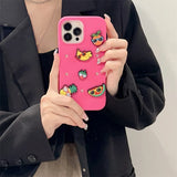 Enjoyable DIY 3D Sunglasses Fruit Candy-Colored Silicone Case for iPhone 11, 12, 13, 14 Pro Max