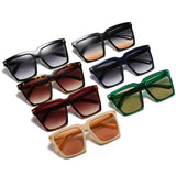 Gradient Tinted Lenses Square Sunglasses for Women
