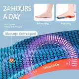 Orthopedic Sport Insoles with Shock Absorption, Breathable Deodorant Cushioning for Men and Women's Shoes