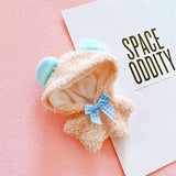 Hoodie Jumpsuit Sweater Outfit for 17cm Labubu Doll – Cute Plush Clothing Set for Fans & DIY Dress-Up Accessories