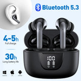 Mpow S42A Bluetooth ANC Headphones: Active Noise Cancellation Bluetooth 5.3 Earphones 30-Hour Playback In-Ear ANC TWS Earbuds for Smartphones