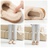 Cozy Leather Winter Slippers for Men: Warm Indoor Comfort, Perfect for Couples