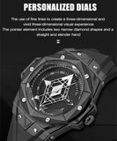 RUIMAS Luxury Quartz Sport Casual Men's Watch: Casual Timepieces with Unique Design, Waterproof Feature