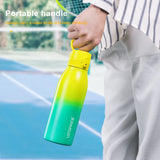 Double Vacuum Insulated Thermos Flask: Available in 600ml and 1000ml, Portable and Leakproof