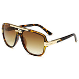 Vintage Square Sunglasses for Men: Luxury Gradient Sun Glasses with UV400 Protection