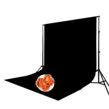 Velvet Reusable Photography Background - Solid Non-Reflective Black Backdrop, Light-Absorbing Shooting Props for Photo Studios