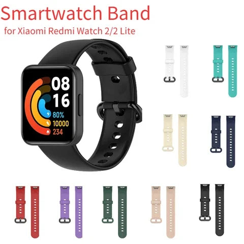 Redmi Silicone Watchbands Accessories for Smart Band Watch 2/2 Lite and Mi Watch 2 Lite, in the Global Version Sport Strap