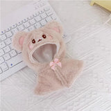 Hoodie Jumpsuit Sweater Outfit for 17cm Labubu Doll – Cute Plush Clothing Set for Fans & DIY Dress-Up Accessories