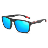 Classic Square Men's Sunglasses: Polarized Fashion Black Sun Glasses, Stylish Driving Shades with UV400 Sports Eyewear