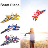 Hand-Throw Foam Airplane Toys for Kids – USB Rechargeable Glider Plane with Flight Mode and Spinning Function for Outdoor Fun