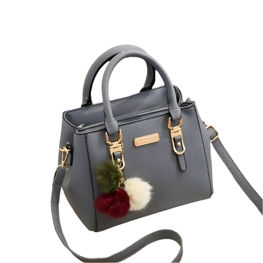 Yogodlns Vintage PU Leather Women's Handbag with Tassel Detail