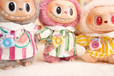 Labubu Idol Doll Spring Outing Outfit – 17cm Mini Plush Shirt & Camera Suit Accessories for Kindergarten Style