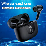 Mpow S42A Bluetooth ANC Headphones: Active Noise Cancellation Bluetooth 5.3 Earphones 30-Hour Playback In-Ear ANC TWS Earbuds for Smartphones