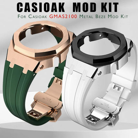 Casioak GMAS2100 Gen4 Stainless Steel Mod Kit: DIY Upgrade Set