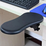 Ergonomic Arm Support Mouse Pad with Wrist, Hand, and Shoulder Rest, Double Attachment for Table or Chair, Ideal for Extending Desk Space