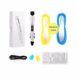 New Generation 3D Printing Pen: Supports PLA/ABS/PCL Filament (1.75mm), Features Low Temperature, Speed Control, and Adjustable Temperature