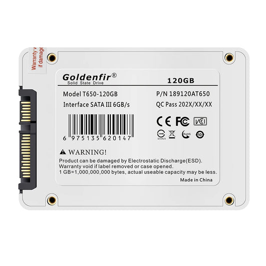 Solid State Drives for Laptops and Desktops: 2.5" SSD in Sizes 120GB, 128GB, 180GB, 240GB, 256GB, 360GB, 480GB, 1TB, 2TB