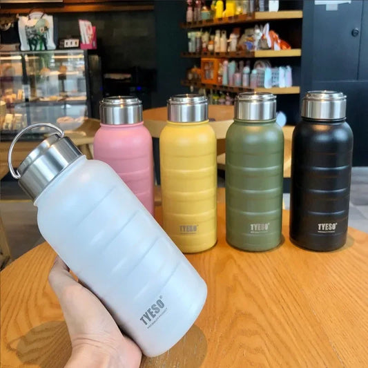 Tyeso 1000ml Thermos Water Bottle: Available in 1000ml, 750ml, and 360ml, Double Stainless Steel Vacuum Flask for Outdoor Fitness