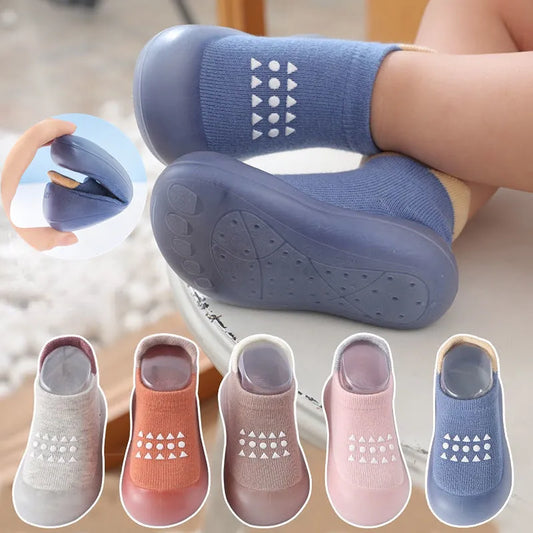 Soft Rubber Sole Baby Shoes: Perfect for First Walkers, Non-slip Floor Socks